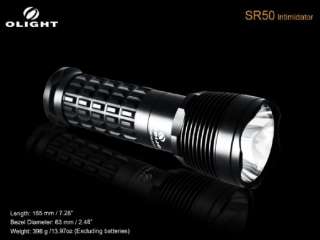 OLIGHT SR50 Intimidator SST 50 LED Flashlight Box Set. U.S SELLER 