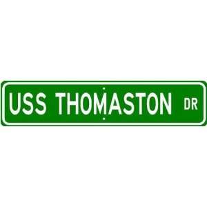 USS THOMASTON LSD 28 Street Sign   Navy 