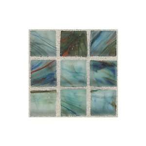   Frosted Peaceful Sea Green Glass Tile VA915858FPM1P