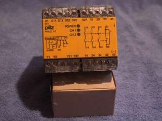 Pilz PNOZ 1 2 24VDC 3S10 Safety Relay, ID# 474696, Used  