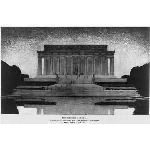   Lincoln Memorial,Washington,DC,Henry Bacon,architect