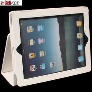  Leather White Case Cover with Stand,Sleep function ,for Apple iPad 2 