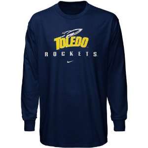  Nike Toledo Rockets Navy Blue Basic Logo Long Sleeve T 