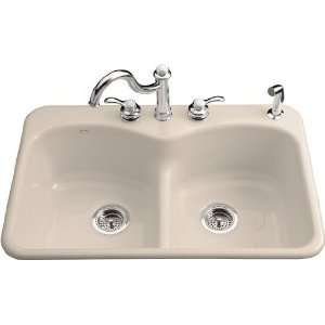   Kitchen Sink  5 Hole Faucet Drilling K 6626 5 55