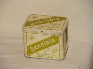 Antique Sensible Sliced Plug Tin, Lorus & Bros. Co.  
