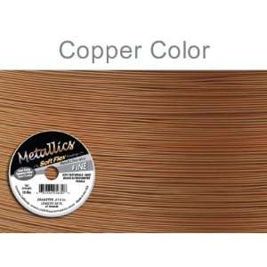 Soft Flex Beading Wire, Metallic Copper, .014 Inch, 30 