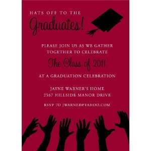  Hats Off To The Graduate   Maroon & Black Graduation 