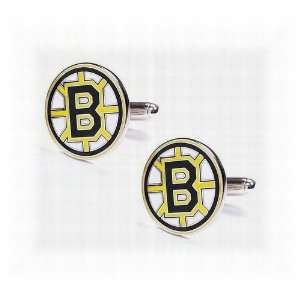 Boston Bruins Cufflinks   One Size 