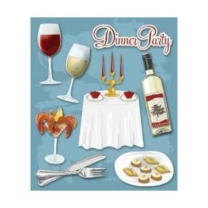   Sticker Medley Formal Dinner Party; 6 Items/Order