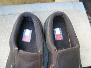 Tommy Hilfiger Mens Brown Used Mules Clogs 10.5  