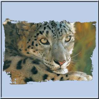 Snow Leopard West Of The Moon T Shirt S XL,2X,3X,4X,5X  