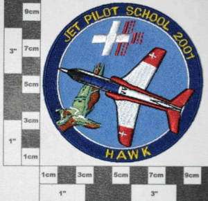 Abzeichen , Patch Swiss Air Force / Jet Pilot School  