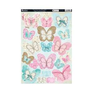   with Glitter Accents   Lace Butterflies Arts, Crafts & Sewing