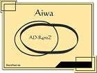 Aiwa AD F910 ADF910 Service Kit 2 Cassette Tape Deck Artikel im 