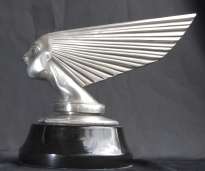 Silver Bronze Lalique Victoire Bust Art Deco  