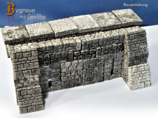 Burgmauer Terrarium Dekoration Einrichtung selber bauen  