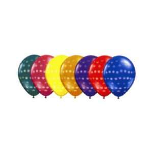    16 Polka Dot Spray Jewel Tone Balloons (50 ct) Toys & Games