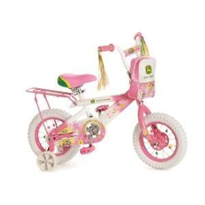John Deere 12 Girls Bike   Pink  