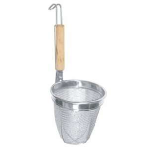  Large Stainless Steel Udon Noodle Skimmer w/Wooden Handle 