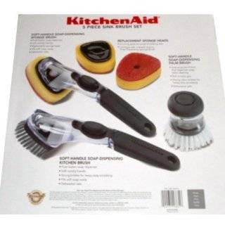  KitchenAid Classic Soap Dispensing Sink Brush, Red 