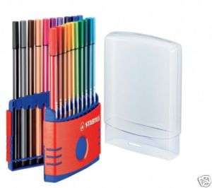 STABILO Pen 68 ColorPARADE in KLAPPBOX 20 Stifte NEU  