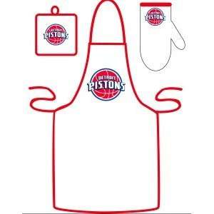  Detroit Pistons Grilling Apron Set
