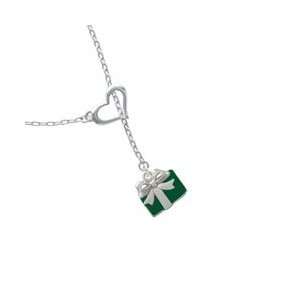    Present   Green Heart Lariat Charm Necklace [Jewelry] Jewelry
