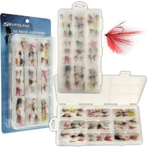  Best Quality Silver Lake Freshwater Flies   55 pack 