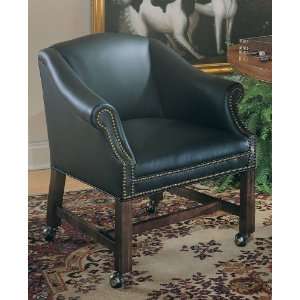 Leather Game Chair by Sherrill Occasional   CTH   Dusky (923 03LA 