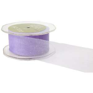   May Arts 1 1/2 Inch Wide Ribbon, Lavender Sheer Arts, Crafts & Sewing