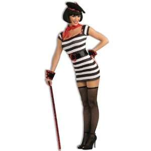  French Parisienne Woman Fancy Dress Costume & Accessories 