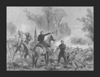 BULL RUN, Gen. Blenkers Brigade, 1863 Engraving, DATED  