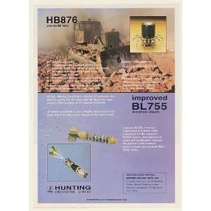  1984 Hunting HB876 Area Denial Mine BL755 Weapon Print Ad 