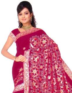 Bollywood Sequin Saree Sari Bellydance Fabric Home Boho  