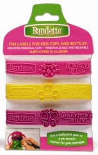 New BANDETTE Labels Personalize Kids Cup & Sippy UPick  
