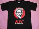   Black Short Sleeves KFC FUNNY MENS Size L kentucky fried chicken