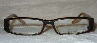 NEW Bebe Get Fresh Tigress Frame Eyeglasses Glasses with Bebe Case 
