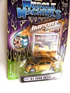 NEW MUSCLE MACHINES CAR 2001 FORD FR200  