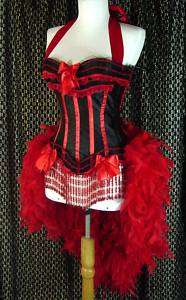 Moulin Rouge/Showgirl/Dance Burlesque Costume S M L  