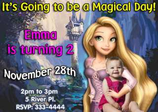 TANGLED RAPUNZEL BIRTHDAY PARTY INVITATIONS & FAVORS  