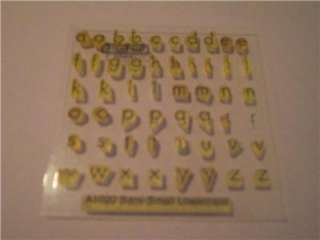 Close To My Heart Alphabet & Number Font Acrylix Stamps  