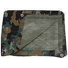 New Large 10x12 Waterproof Camo Poly Tarp Camping Hunting Outdoor 