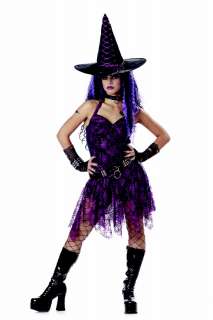 Gothic Rocking Witch Adult Halloween Costume  