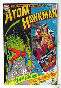 The Atom And Hawkman #41 1969 Silver Age DC Comic  