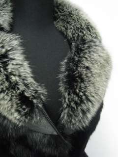 F32 ITALY PREMIUM QUALITY Fur Leather VEST top GILET Pelliccia S/L/XL 