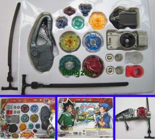   Cool Launcher Handle Fight Beyblade Top Metal Fusion Toy Set  