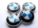  BMW Standard Blue & White alloy wheel centre caps Hub Cover 