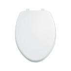 Laurel Elongated Closed Front Toilet Seat in White