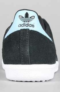 adidas The Samba Suede Sneaker in Black and Argentina Blue  Karmaloop 