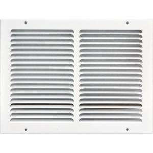    GRILLE14 in. x 10 in. White Return Air Vent Grille with Fixed Blades